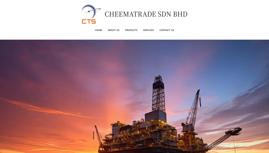 Cheematrade Sdn Bhd website preview